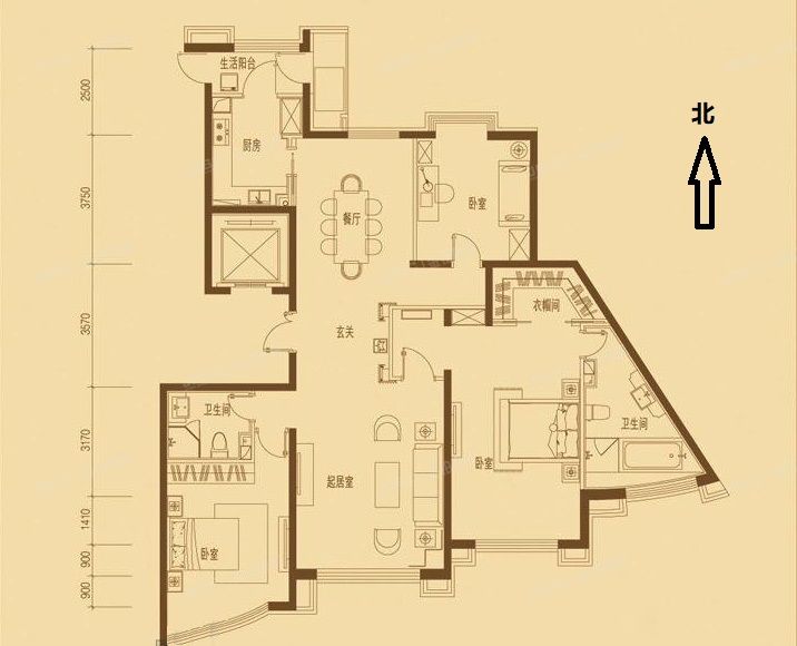 朝阳区 利泽西街8号院13号楼22层1单元2602（东湖湾西区）