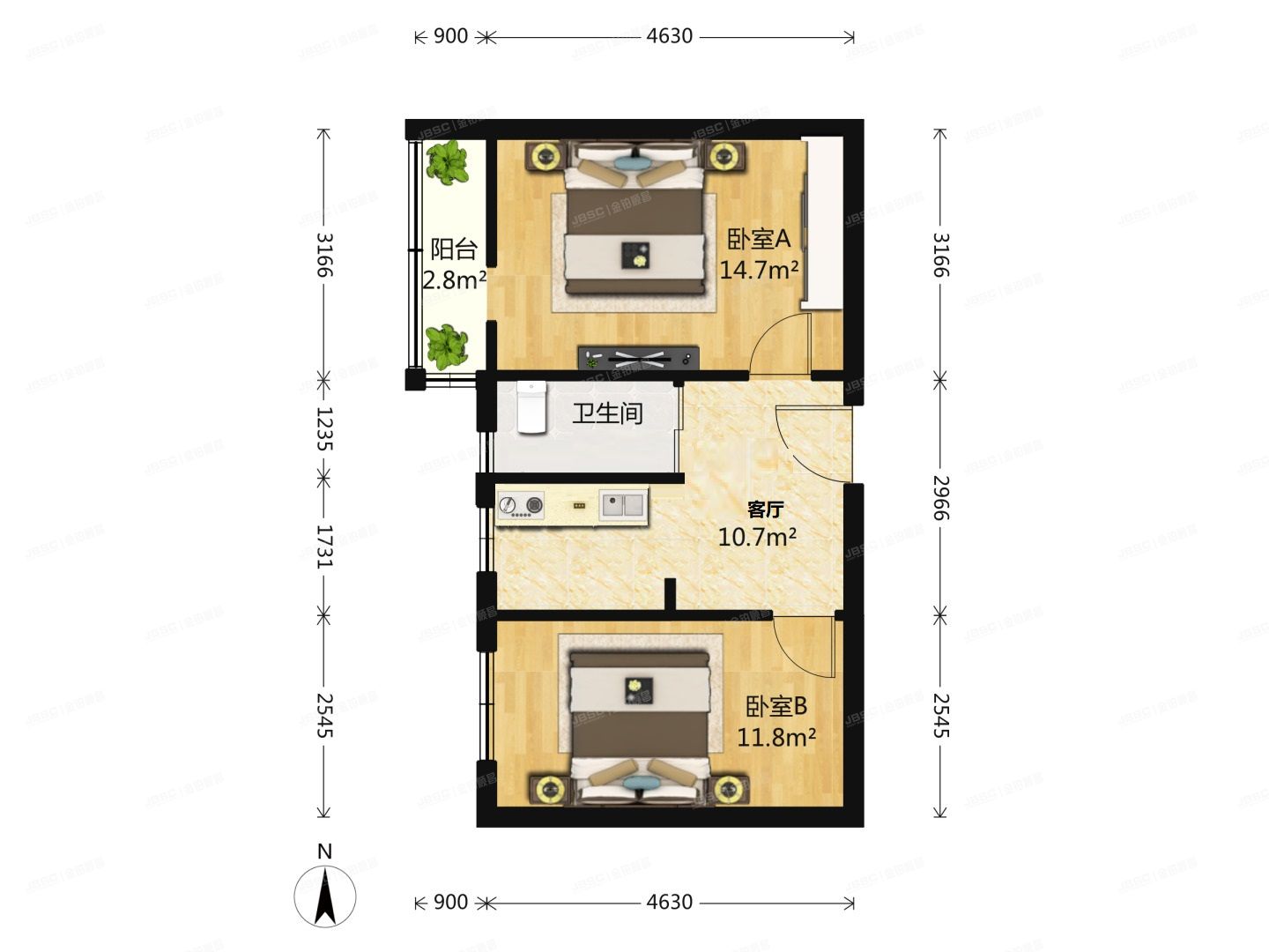 东城区 沙子口路65号4层1单元402号