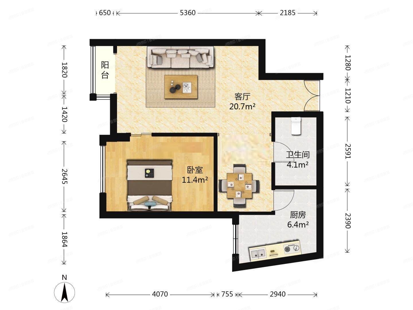 朝阳区 世纪东方嘉园202楼5层6单元502