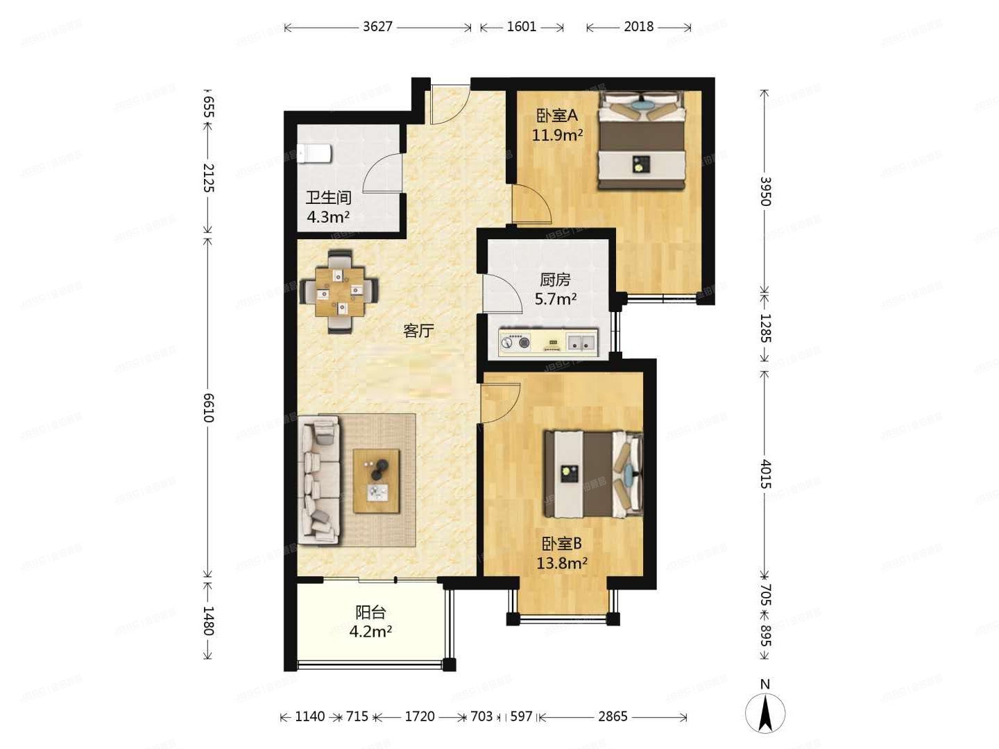 通州区 云景北里34号楼4层2单元242号（新城阳光）