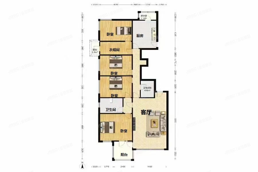 海淀区 天秀花园古月园17号楼3层302号