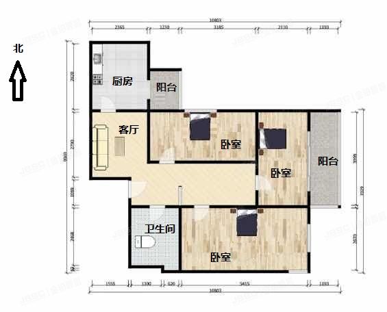 朝阳区 慧忠北里304号楼12层1203