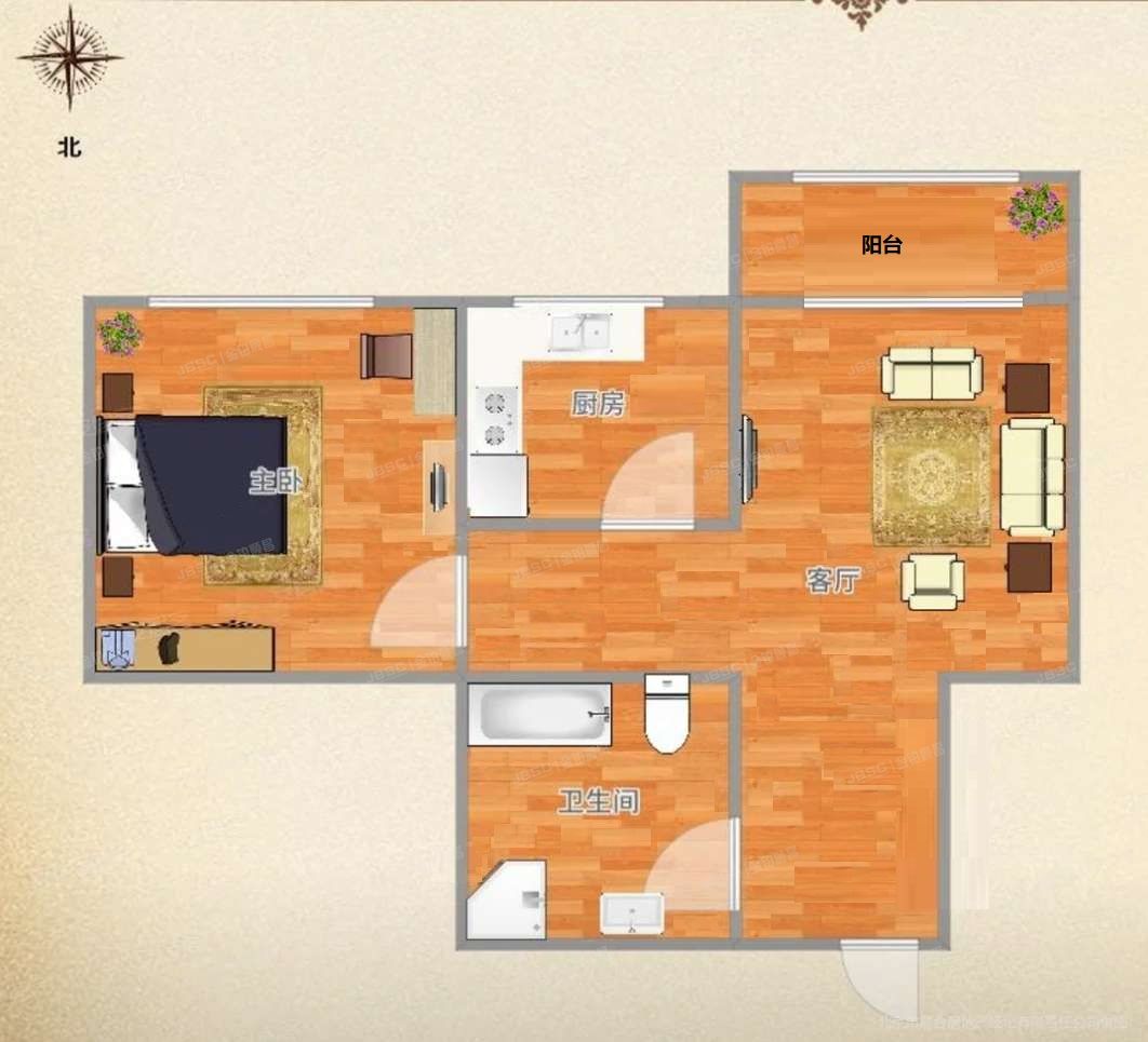 怀柔区 滨湖小区62号楼9层1单元902（新贤家园）