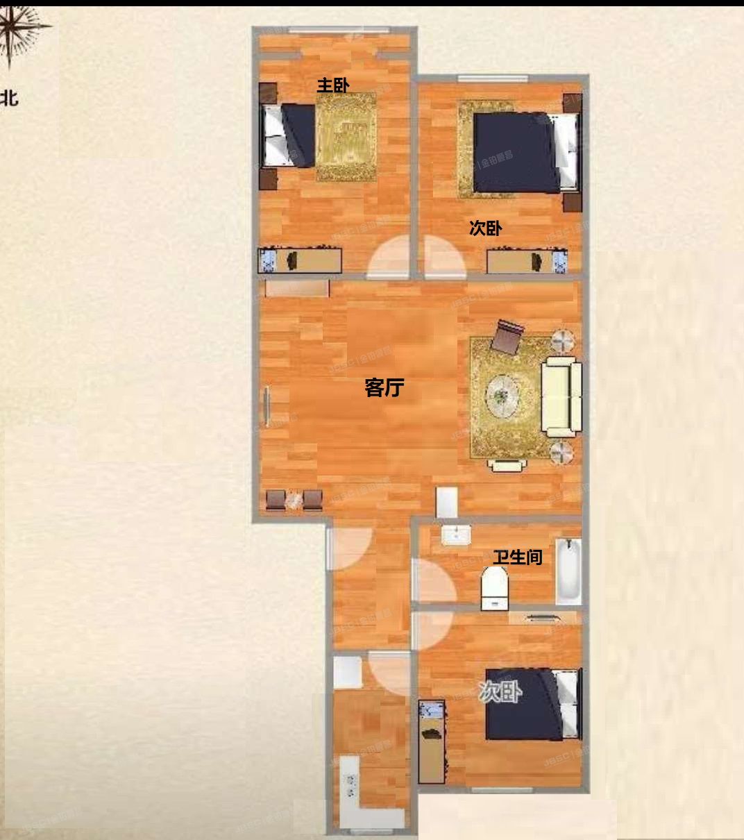 怀柔区 杨家园5号楼5层6单元501（杨家园小区）