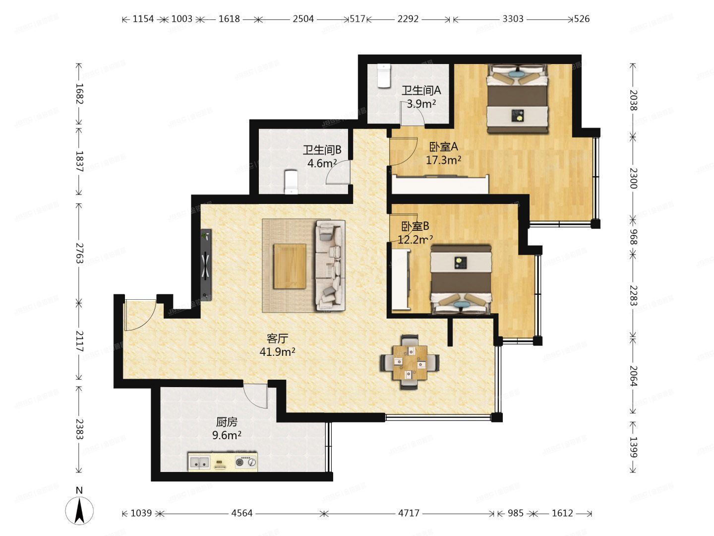 朝阳区 八里庄西里71号楼1903（远洋天地）