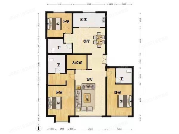 朝阳区 红军营东路15号院10号楼16层1单元1602号（亚奥金茂悦）