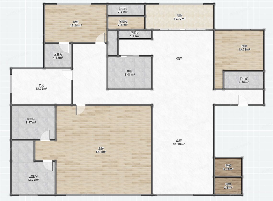 朝阳区 四季星河中街1号院1号楼18层1单元2101（星河湾朗园）