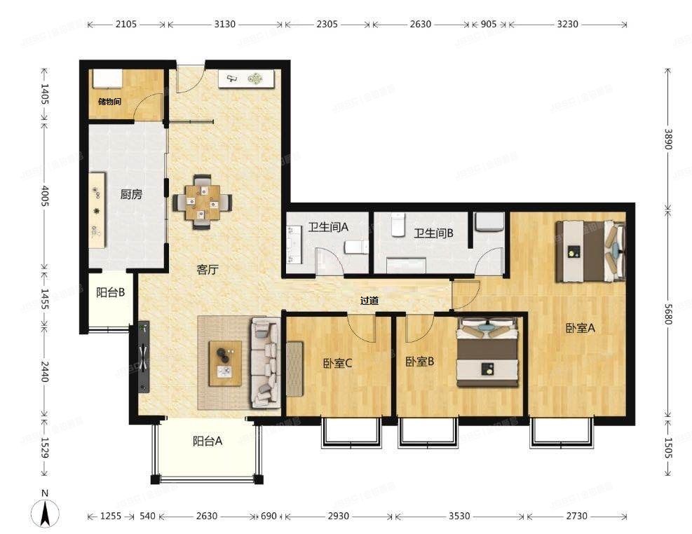 丰台区 南三环东路27号院1号楼7层701（芳群公寓）