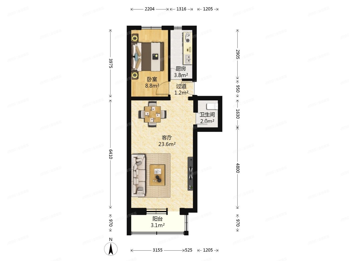 丰台区 新华街一里6号楼4层2单元402号（新华街一里）