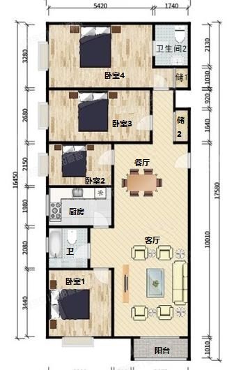 石景山区 玉泉西里一区22号楼13层2单元1602室（远洋沁山水）