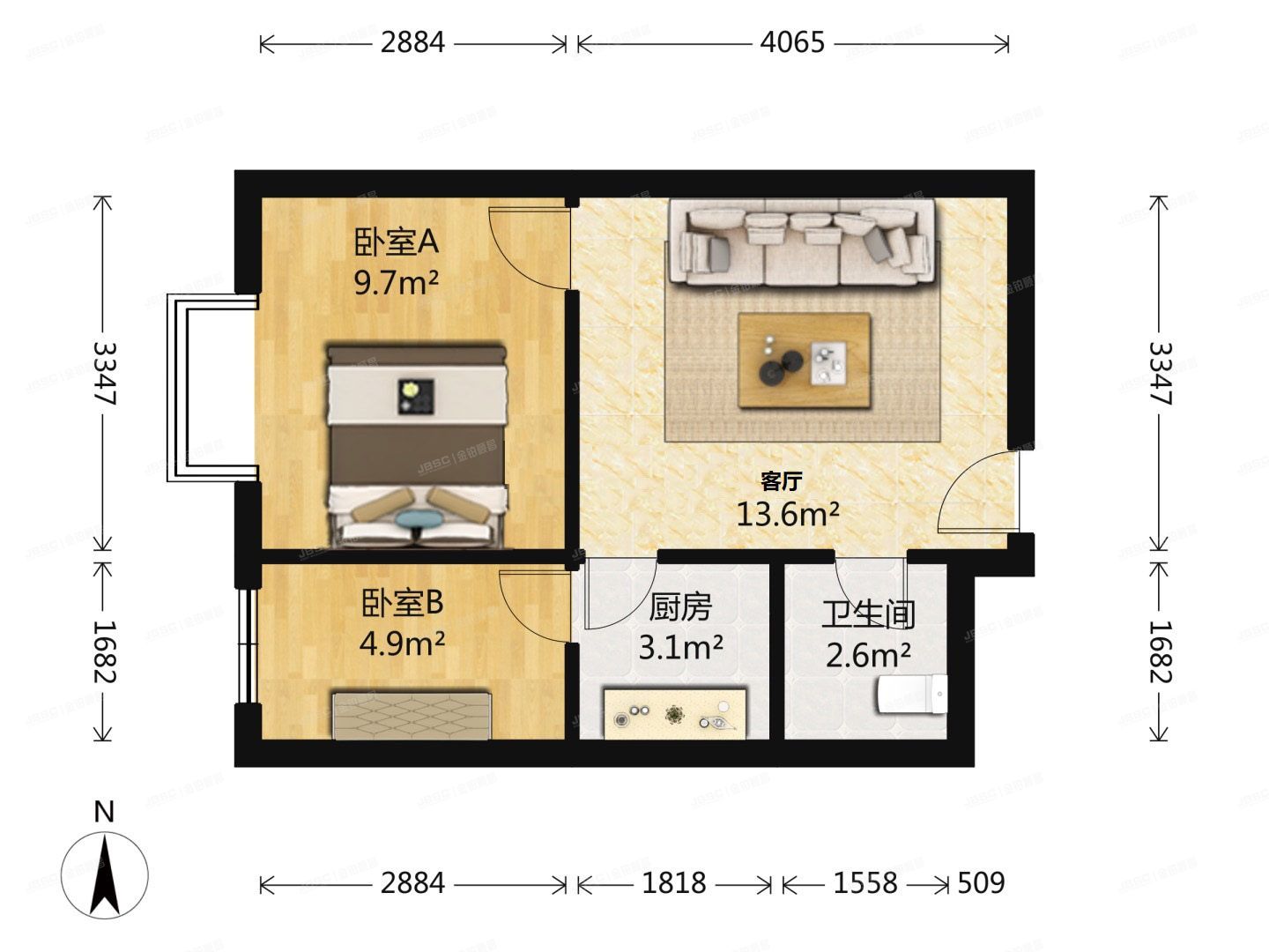 东城区 民主北街26号院2号楼6层20611（城市亮点）