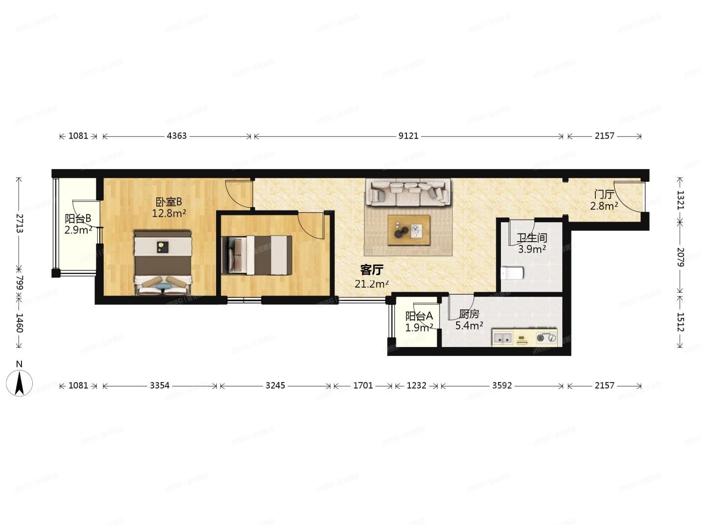 朝阳区 弘善家园408号楼10层1012号（弘善家园）