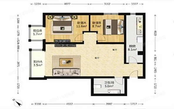 丰台区 晓月八里1号楼9层4单元904号（沸城）