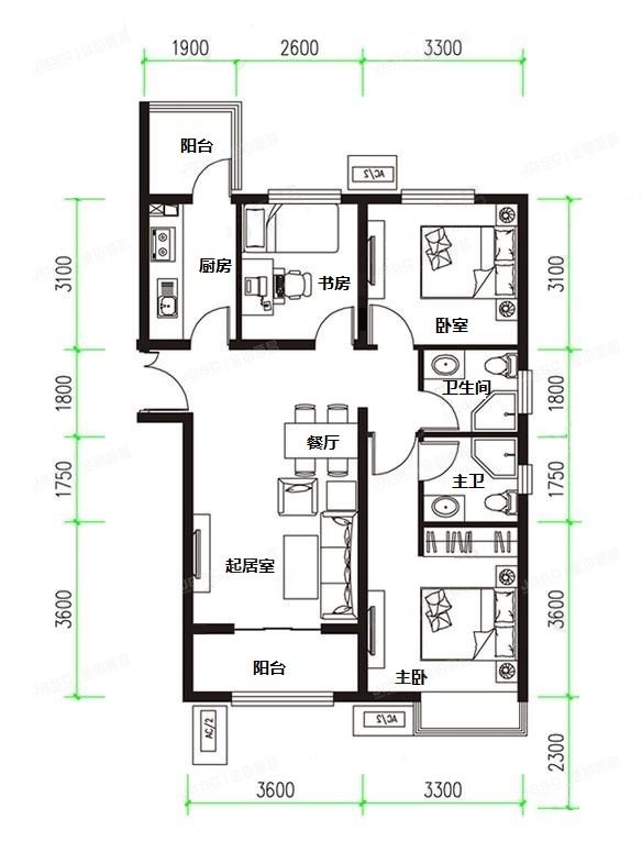 通州区-永顺镇 富力惠兰美居F03号楼1单元1层101室（富力惠兰美居）