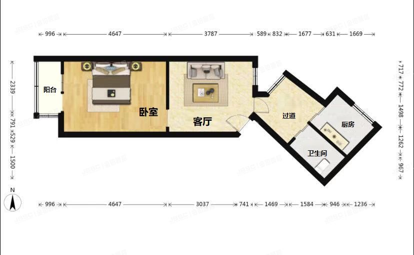 海淀区 甘家口28号楼9层3门905（甘家口小区）房改房