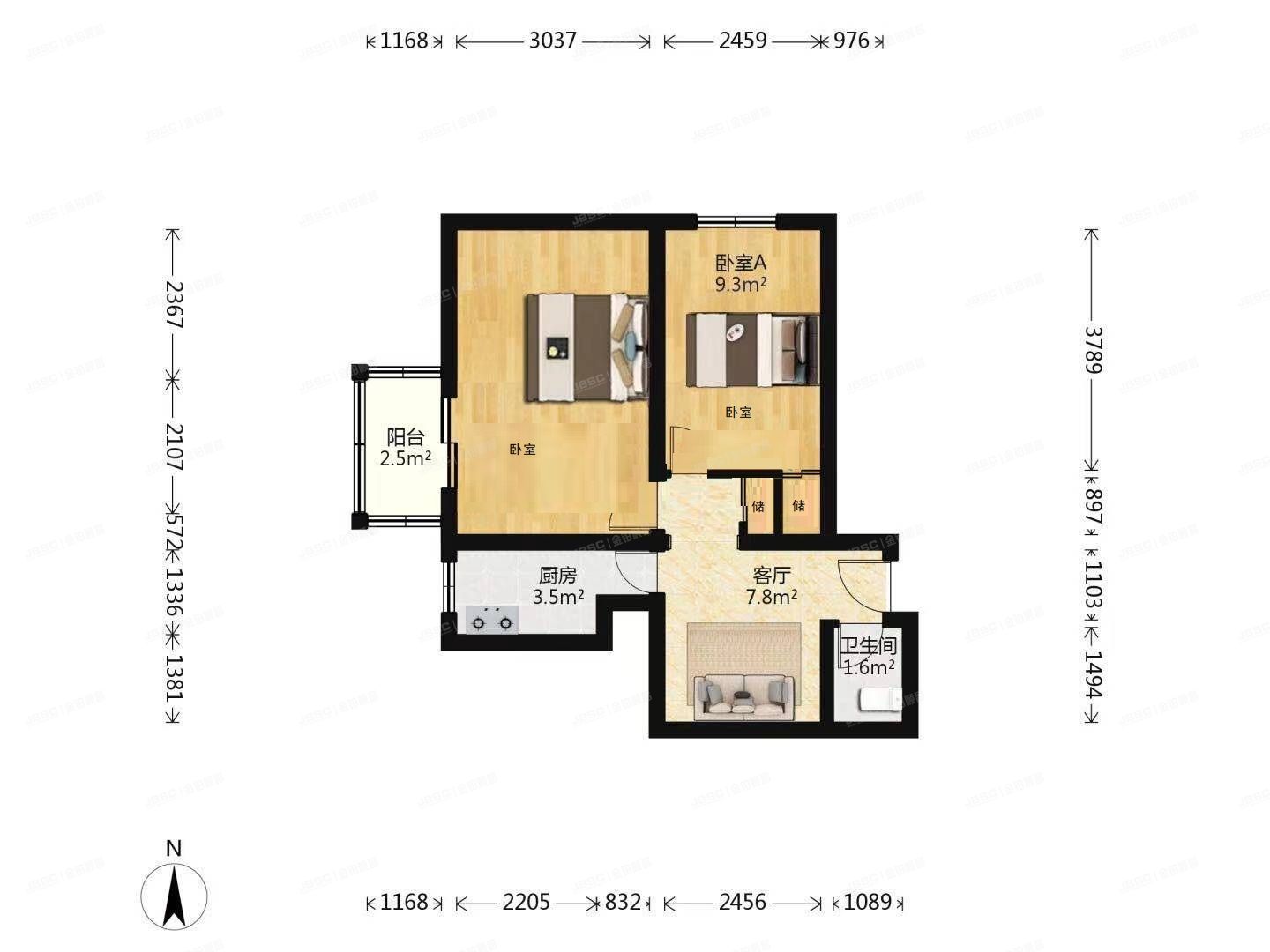 朝阳区 劲松七区724号楼9层65（劲松七区）