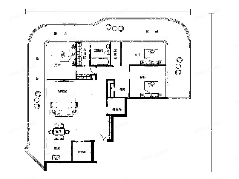 朝阳区 新源南路5号5层东塔R0601（SOHO北京公馆）公寓