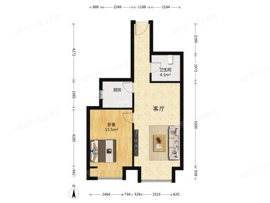 通州区 芙蓉园282号楼29层5单元3303（京贸国际城）