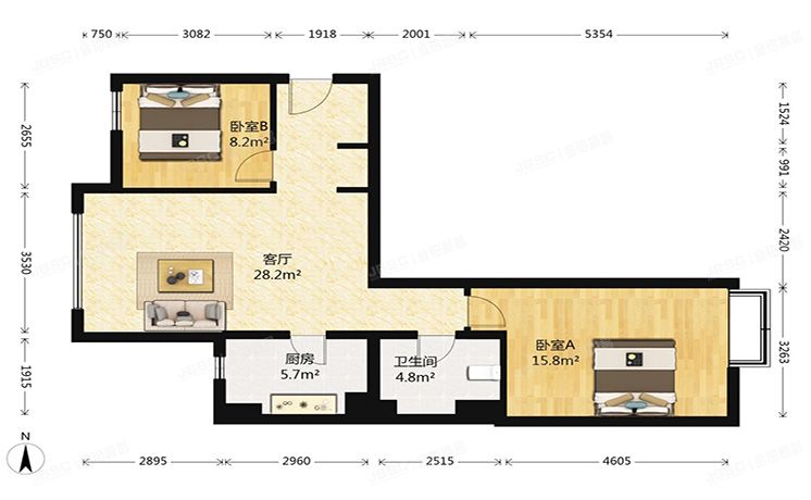 西城区 广安门外大街305号二区1号楼6层2单元705（西堤红山）