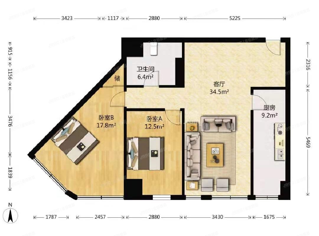 东城区 朝阳门内大街8号9层5单元1010（朝阳首府）