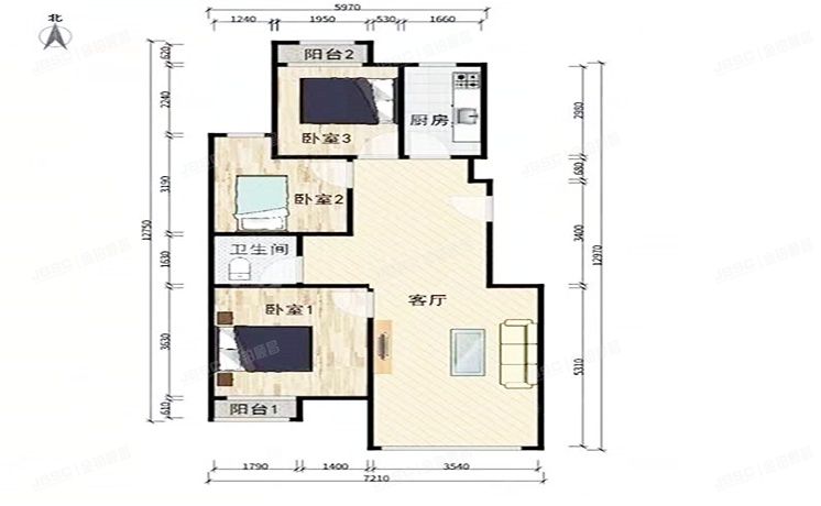 丰台区 六圈西路12号院2号楼4层6单元401号（中海苏黎世家）