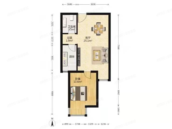 通州区 芙蓉园287号楼2层1单元204（京贸国际城）