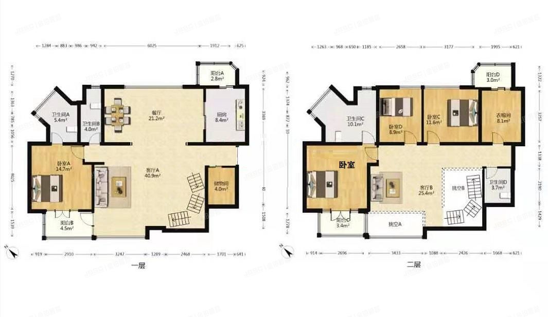 朝阳区 万科星园13号楼11至12层1207（万科星园）复式