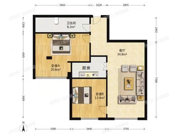 朝阳区 百子湾路32号院南11号楼1层A座105（苹果社区南区）