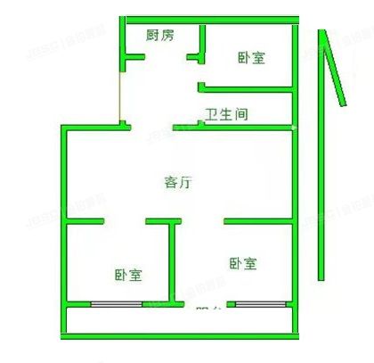 怀柔区 富乐小区北里29号楼4层2-401（新兴居）