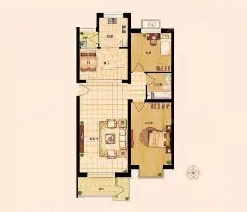 房山区 窦店镇汇丰街3号院9号楼3单元601（世界名园）