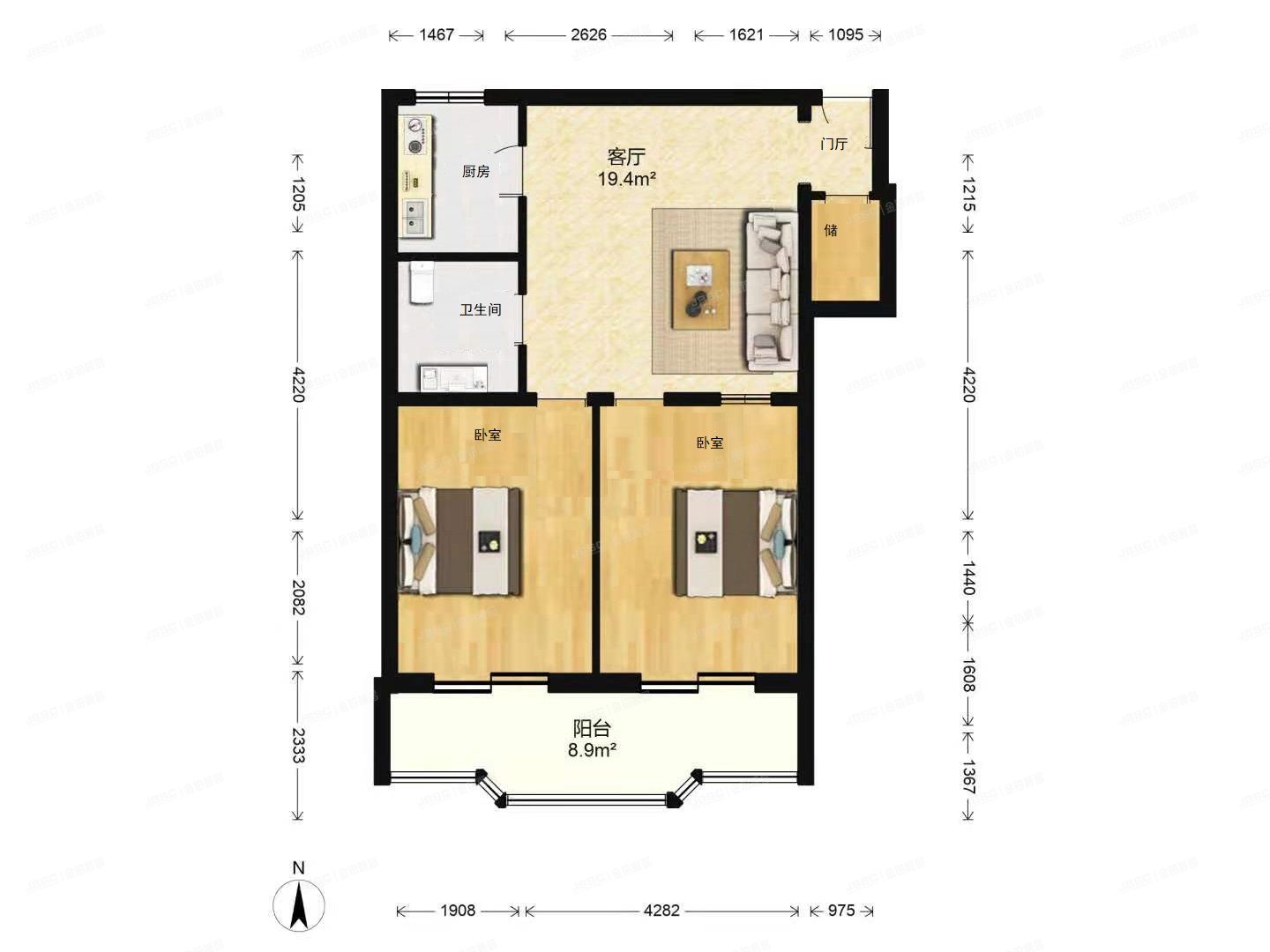 大兴区 工业开发区广茂大街5号院3号楼十二单元203（泰中花园）
