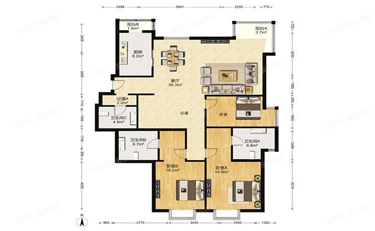 大兴区 香海园54号楼14层1401房屋的50%产权份额（顺驰领海）