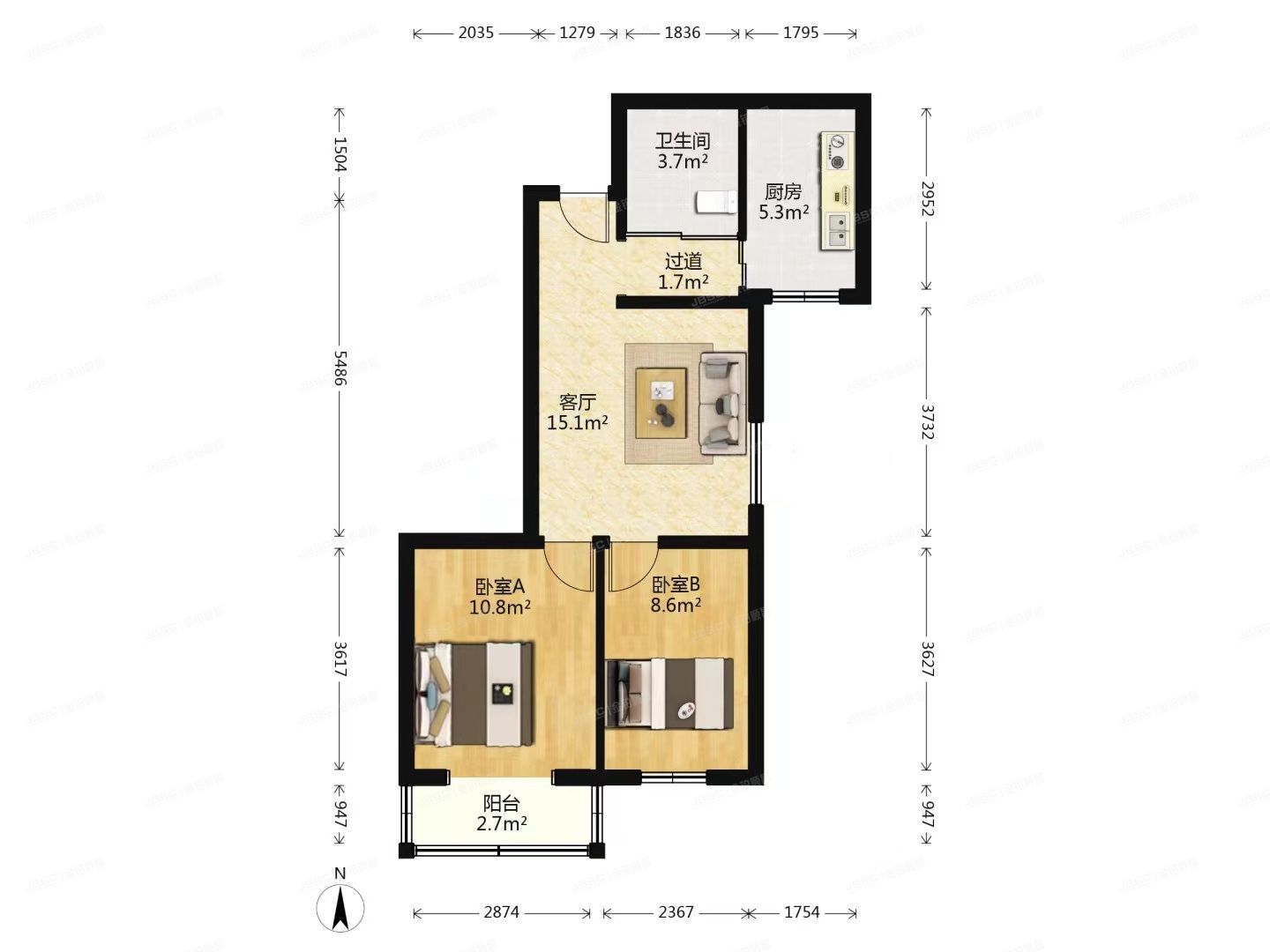 丰台区 新华街三里7号楼15层1506号（新华街三里）