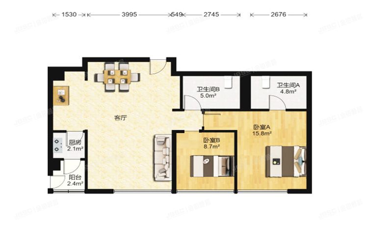 朝阳区 建国路91号院5号楼25层2单元2902号（金地国际花园）