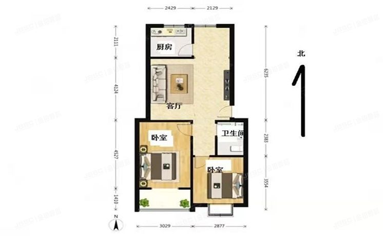 顺义区 马坡花园二区2号楼三层七单元301号（马坡花园二区）