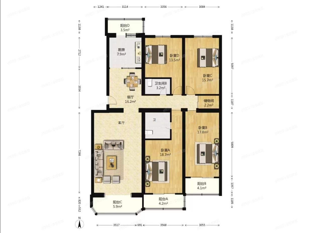 朝阳区 慧忠北里207号楼9单元101号（慧忠北里第二社区）
