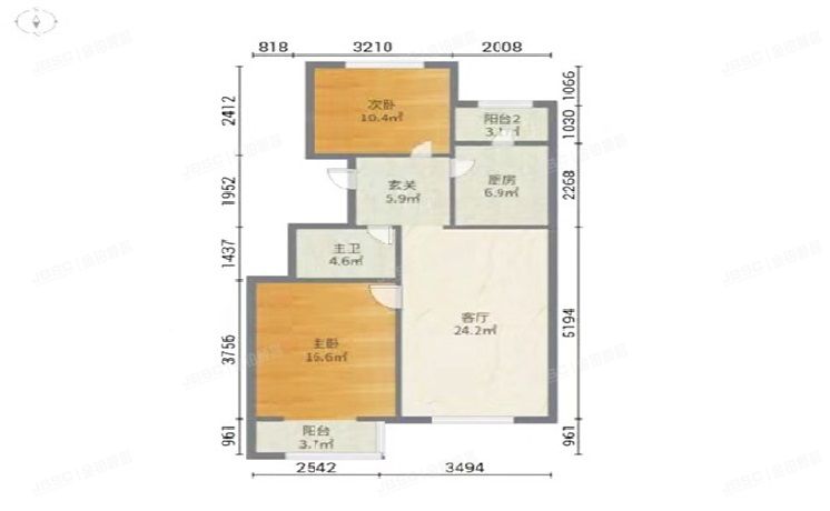 怀柔区 滨湖小区63号楼3层3单元301（新贤家园）