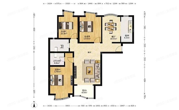 海淀区 林业大学北路18号院2号楼10层4单元1001（文成杰座）