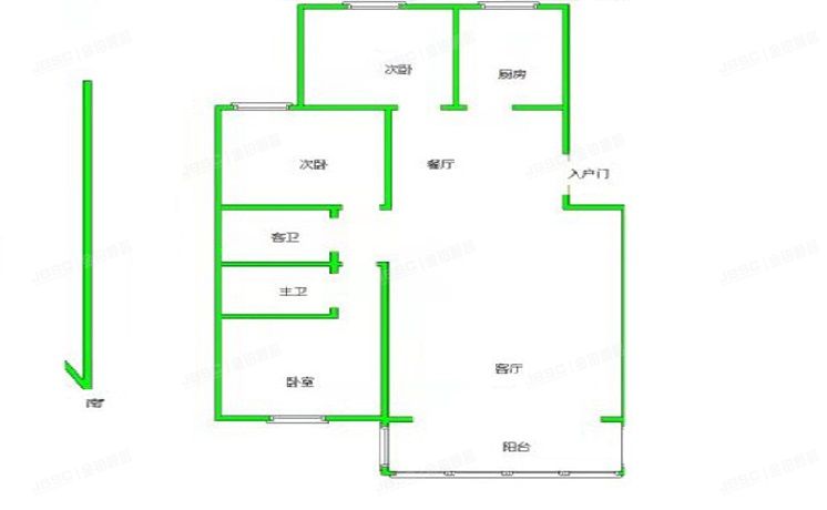 怀柔区 庙城镇金善名居8号楼4层3单元402（金善名居）