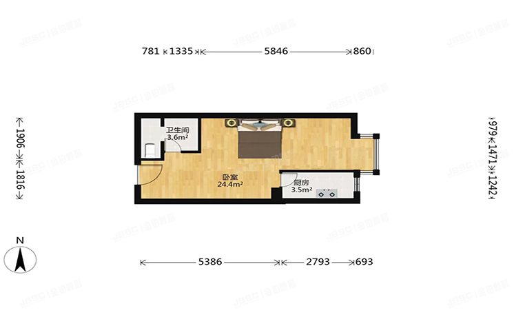 丰台区 方庄蒲芳路9号3号楼1516号（GOGO新时代）