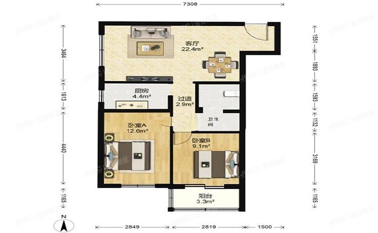 丰台区 恒松园4号楼17层1706号（恒松园）