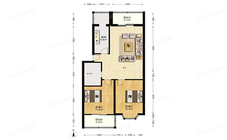 顺义区 樱花园一区16号楼4层四单元401（樱花园一区）