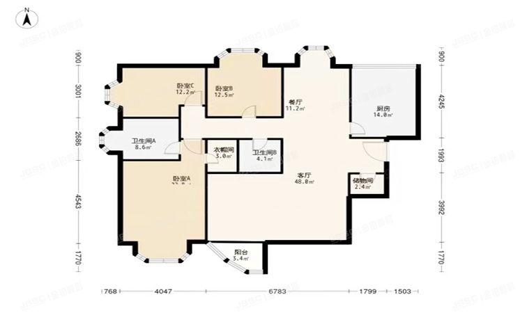 朝阳区 永安东里甲3号院5号楼6层704号（通用时代国际公寓）