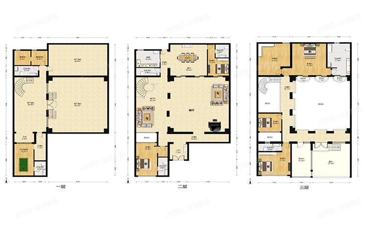石景山区 庐师山庄9号楼-1至2层03（庐师山庄）联排别墅
