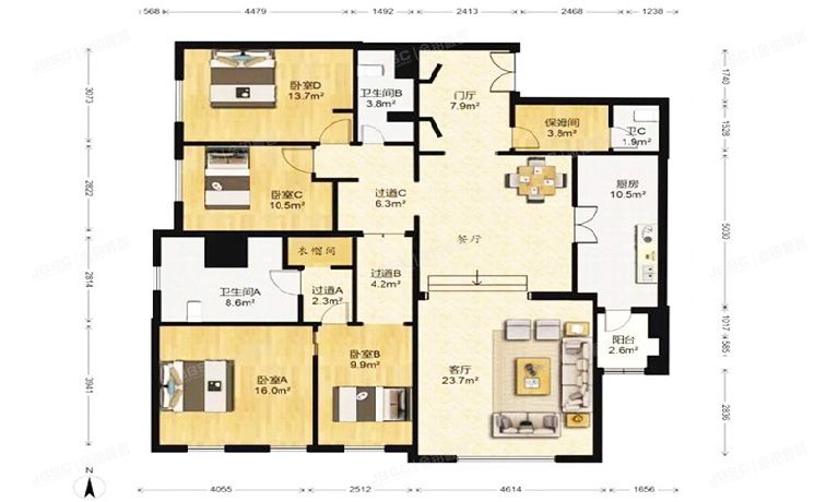 朝阳区 科荟路8号3号楼23层2304（荣尊堡）