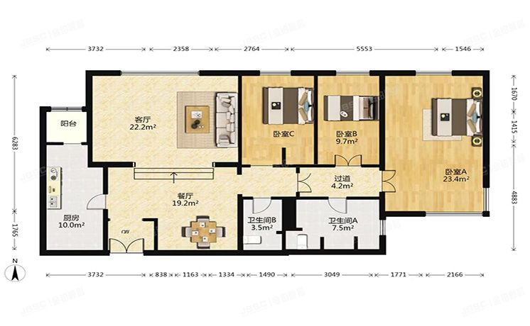 朝阳区 科荟路8号3号楼23层2301（荣尊堡）