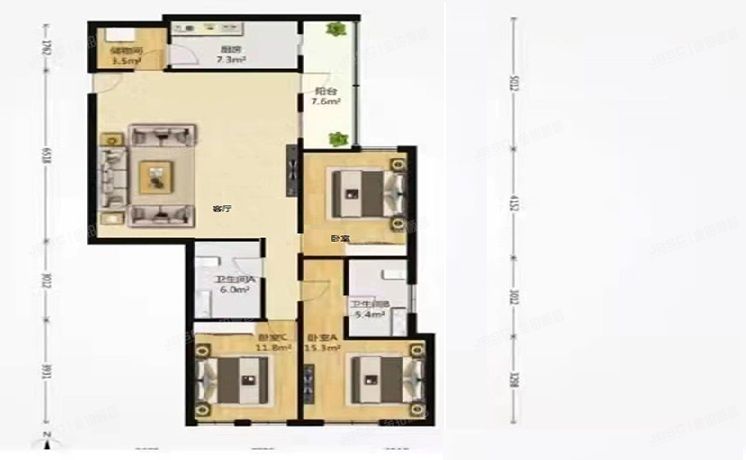 海淀区 上地信息路2号1号楼22层B （上地国际创业园）综合