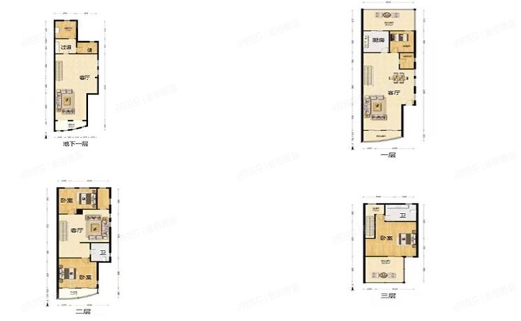 海淀区 西三旗花园二里134号楼-1至3层-2（雪梨澳乡）别墅