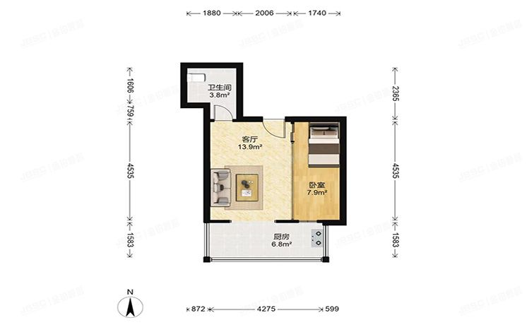 顺义区 怡馨家园33号楼5层一单元502