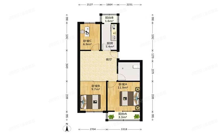 大兴区 兴政西里28号楼4层4-402